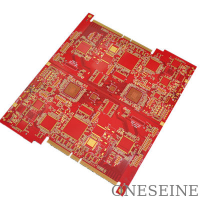 Red 12 Layer PCB Stackup FR4 KB Series 1.5oz Copper PCB Board