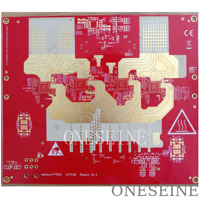 Anticollision Pcb Prototype Radar MmWave 77GHZ Radio High Frequency PCB Design