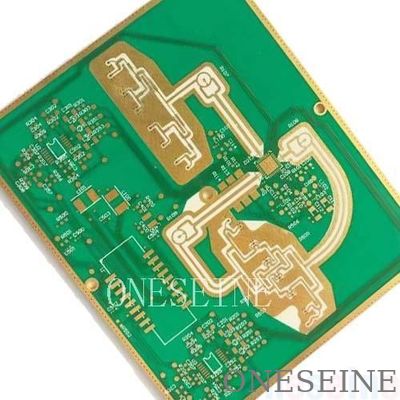 Fr4 Rogers 6006 Duroid 6010 Mix Stack Up Multilayer PCB 1.0mm Thickness