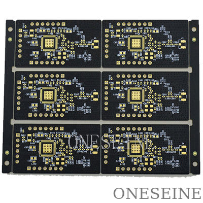 Black Nanya Fr4 PCB Board 0.5oz-6oz Standard 4 Layer Pcb Stackup