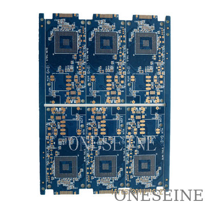 8 Layer BGA Boards Multilayer PCB Board Fr4 Fr5 Substrate Blue Solder Mask